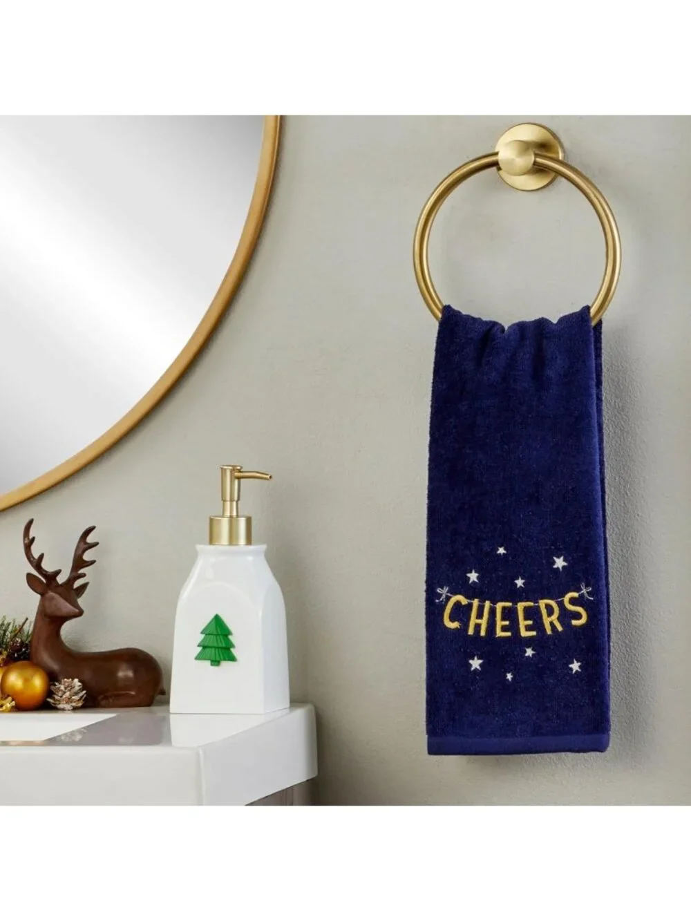 Seasonal Soap & Lotion Dispenser Set with 7 Magnetic Holiday Attachments